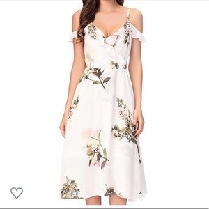 Cold Shoulder Midi Dress